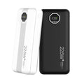 MOXOM 20000mAh Power Bank 22.5W Fast Charging with Digital LED Display – Black & White
