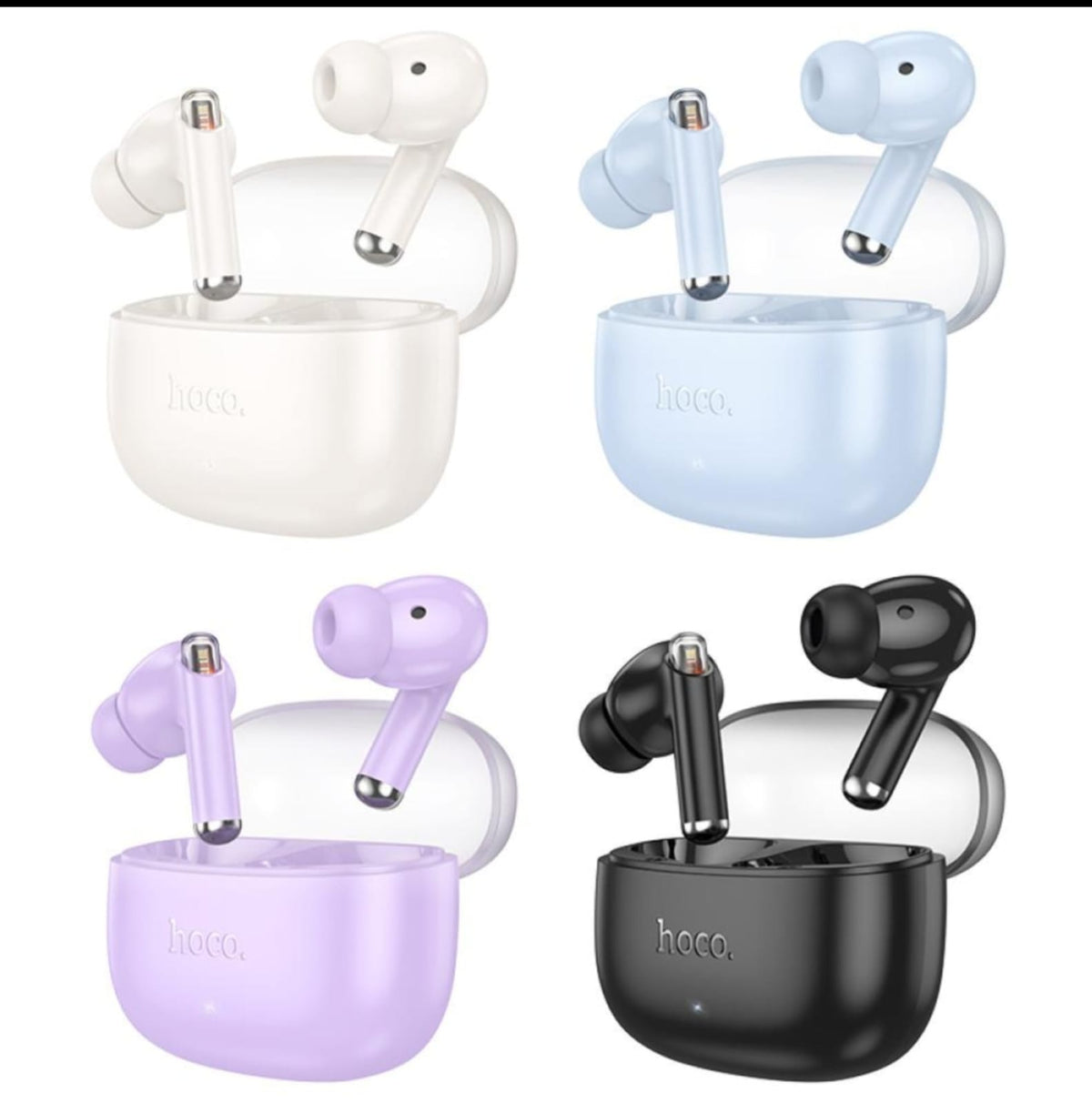 HOCO Wireless Bluetooth Earbuds with Charging Case – Premium In-Ear Stereo Earphones