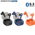 BOROFONE Bluetooth 5.3 Wireless Earbuds with Charging Case – Premium Stereo Earphones
