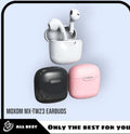 MOXOM MX-TW23 Wireless Bluetooth Earbuds with Charging Case, Premium Stereo Sound Earphones